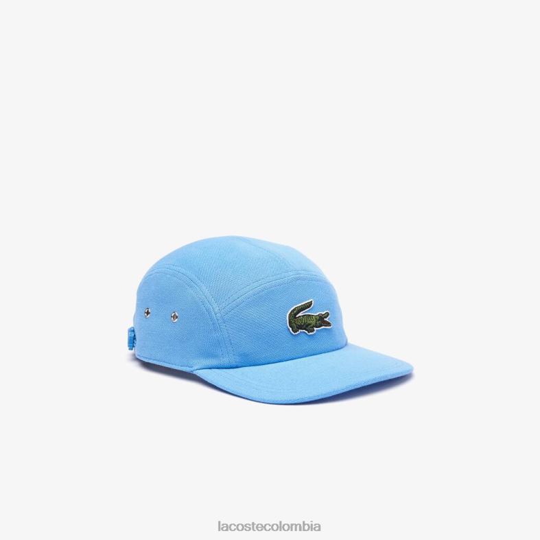 gorra girolle de algodón orgánico azul Lacoste accesorios unisexo 80XZX2154