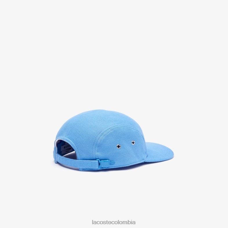 gorra girolle de algodón orgánico azul Lacoste accesorios unisexo 80XZX2154