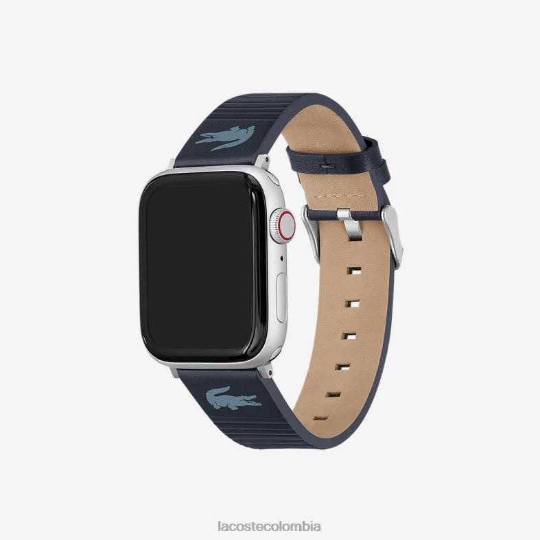 correa de cuero azul para apple watch azul Lacoste accesorios unisexo 80XZX2195