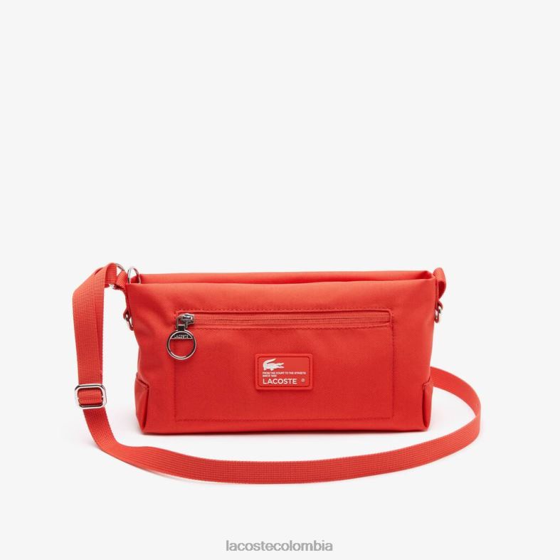 bolsa con cremallera de fibra reciclada pastico Lacoste bolsos y marroquinería unisexo 80XZX1966