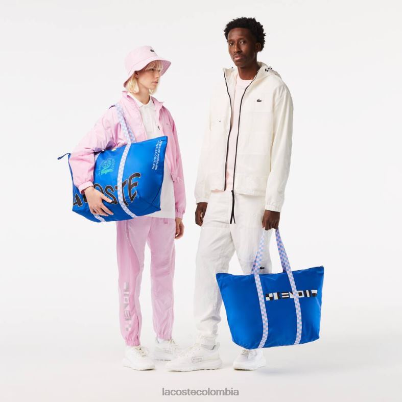 bolsa de fin de semana plegable puerto deportivo por todas partes Lacoste bolsos y marroquinería unisexo 80XZX2850