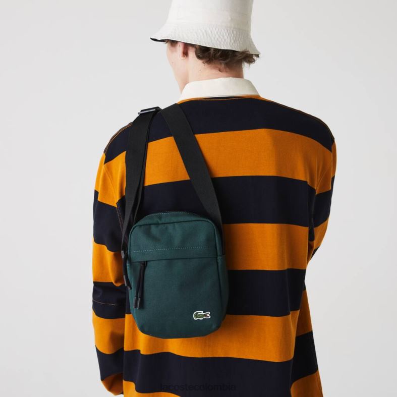 bolsa multiusos vertical de lona neocroc plumaje negro Lacoste bolsos y marroquinería unisexo 80XZX2119