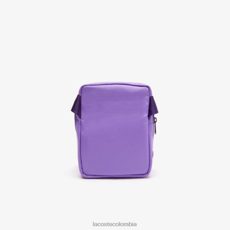 bolso cruzado con cremallera vertical y logo Samui Negro Neva Lacoste bolsos y marroquinería unisexo 80XZX2089