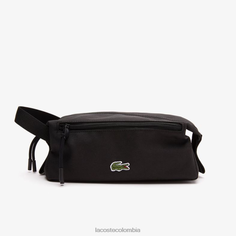 neceser con cremallera negro Lacoste bolsos y marroquinería unisexo 80XZX2121