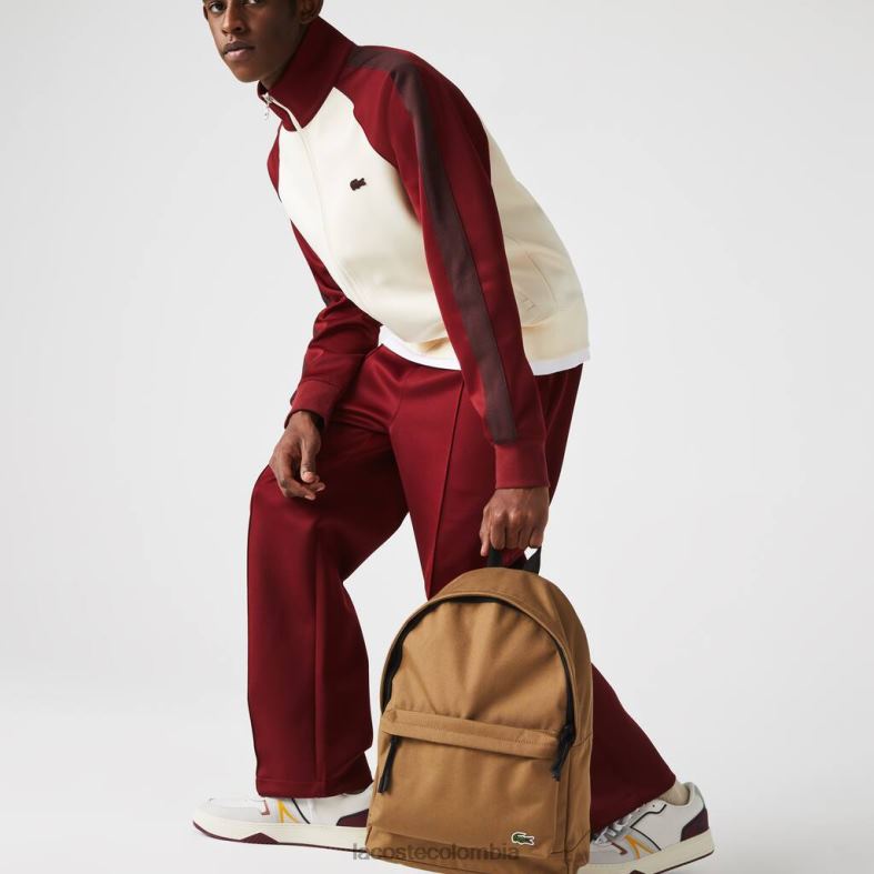 mochila de lona neocroc nutria Lacoste bolsos y marroquinería unisexo 80XZX2041