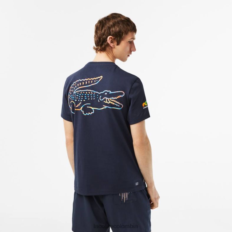 camiseta sport miami open edition azul Lacoste ropa unisexo 80XZX217