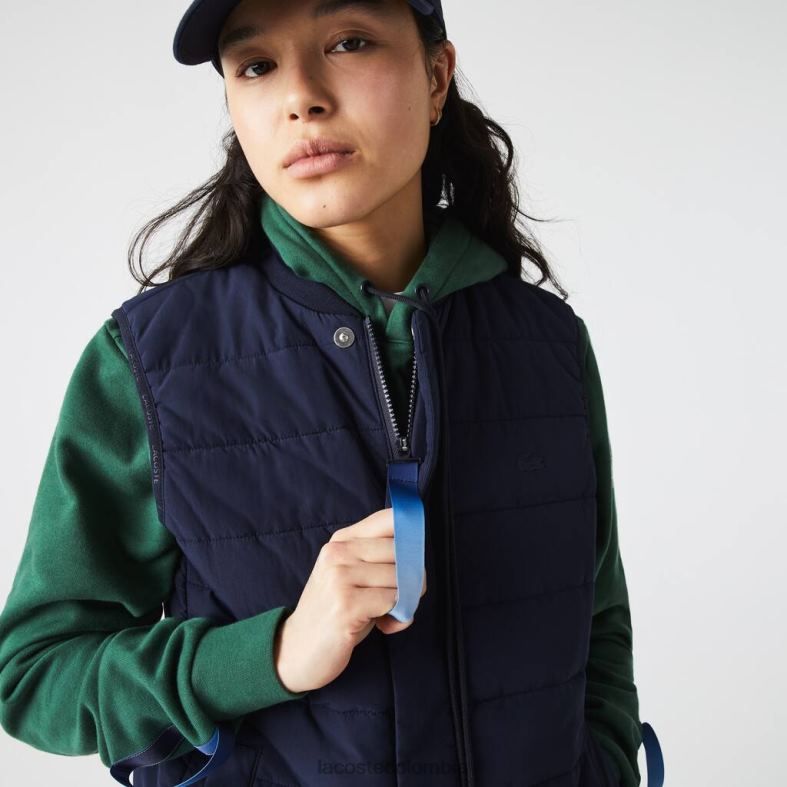 chaqueta sin mangas sport x theo curin azul marino/azul Lacoste ropa unisexo 80XZX1279